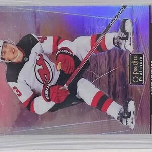 O-Pee-Chee Platinum Luke Hughes Devils Hockey Card #107